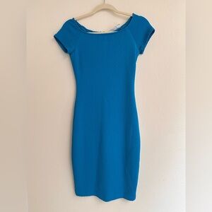 Bisou Bisou Vibrant Blue Mini Dress